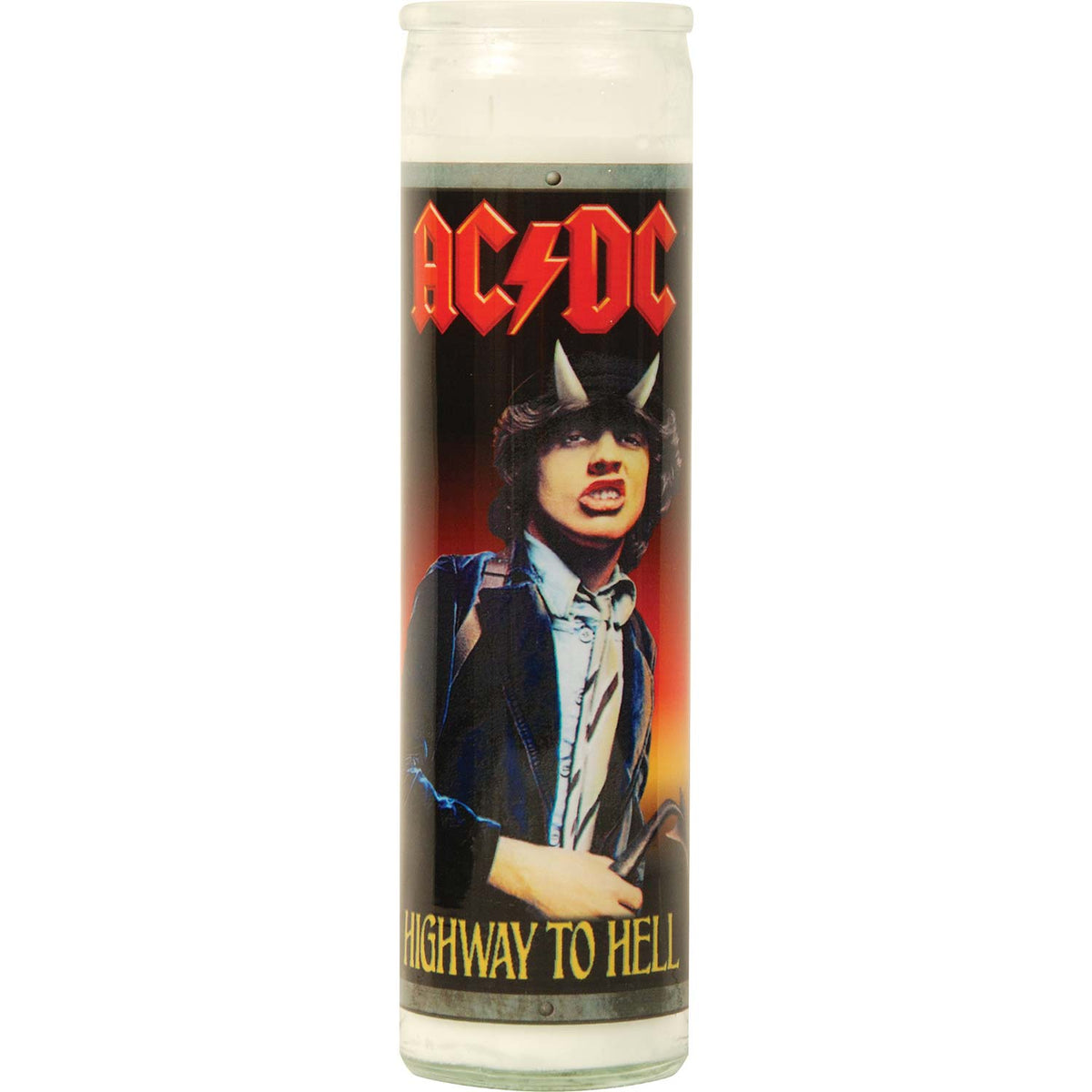 AC/DC Highway To Hell Candle Front