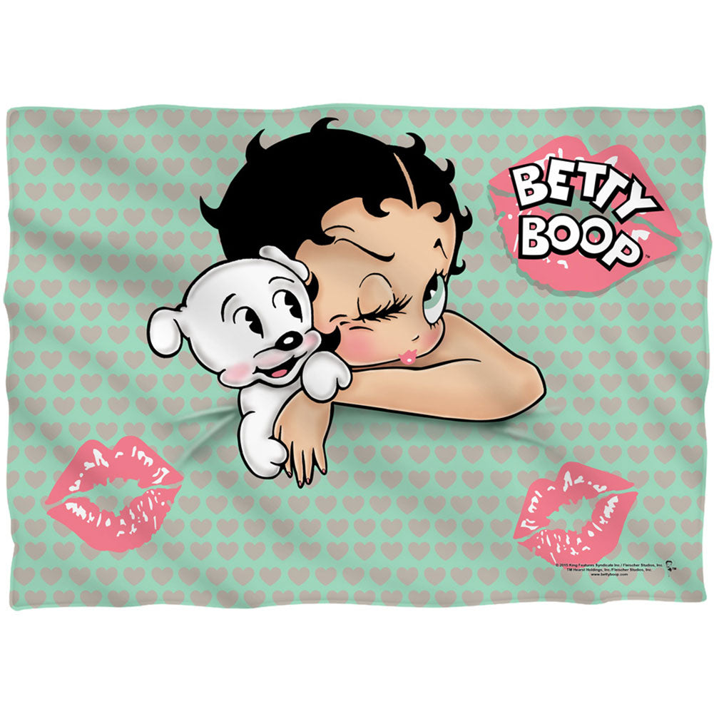 Betty Boop Goodnight Kiss 20x28 Front/Back Print Pillowcase