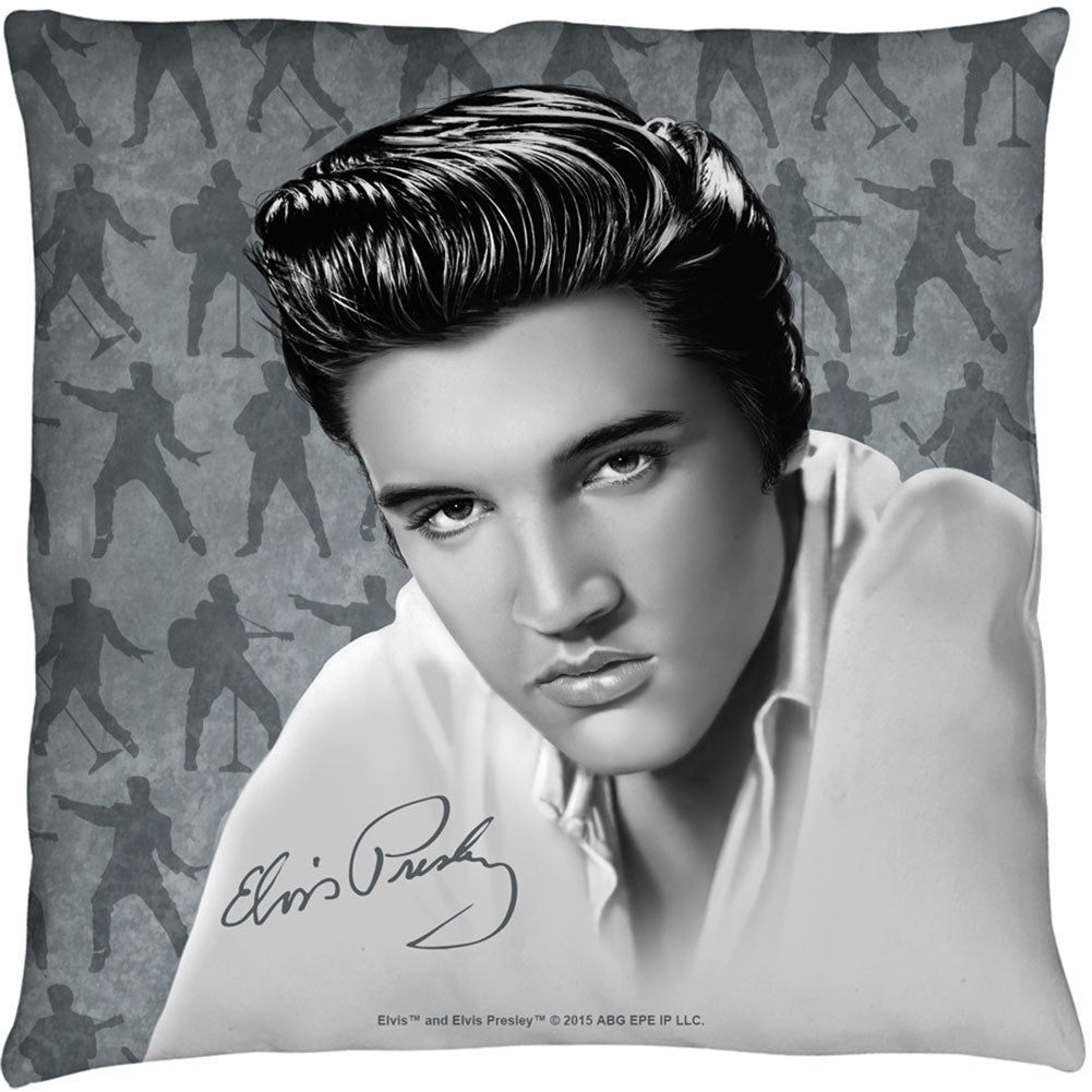 Elvis Presley Moves 16x16 Pillow Back