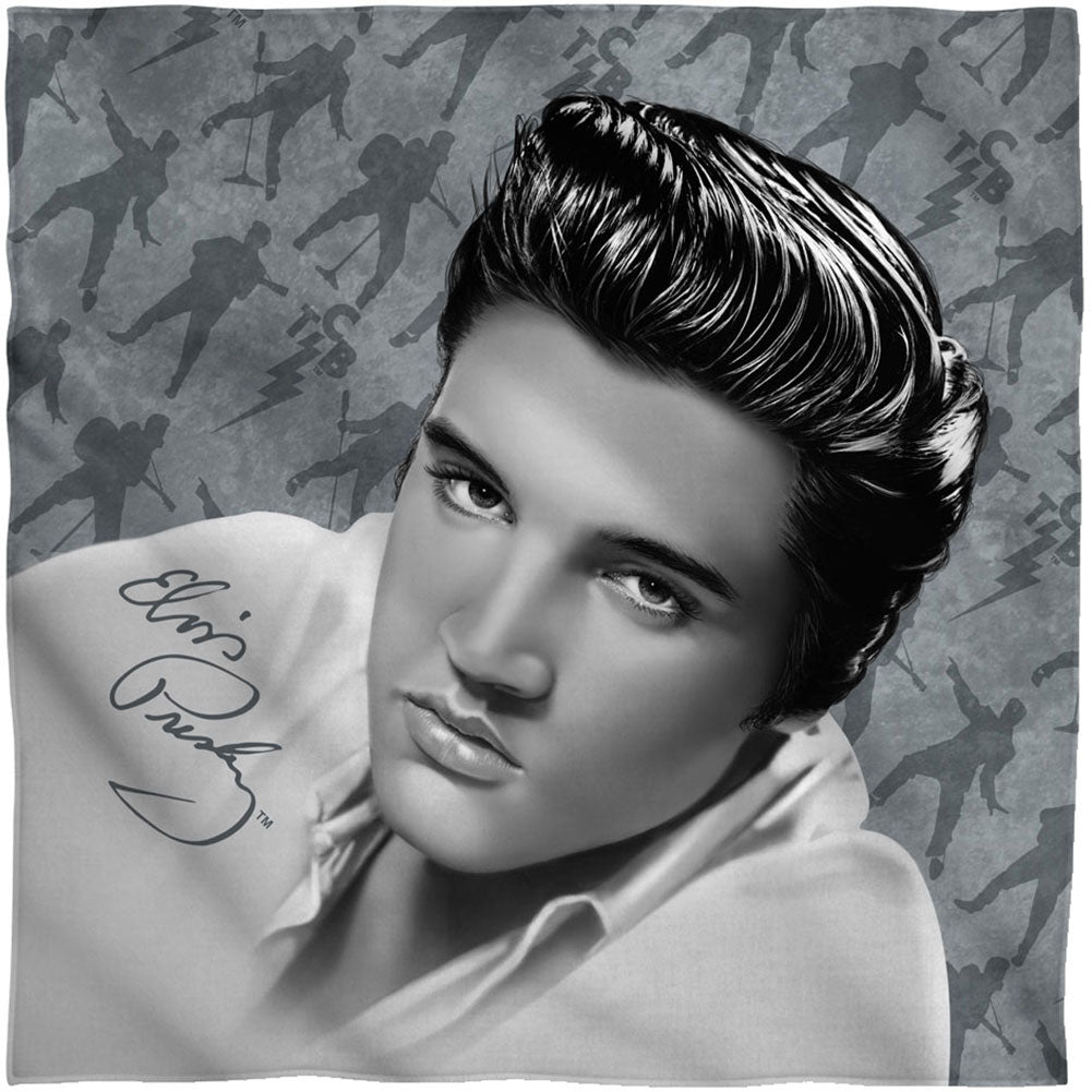 Elvis Presley Moves 22x22 Bandana Front