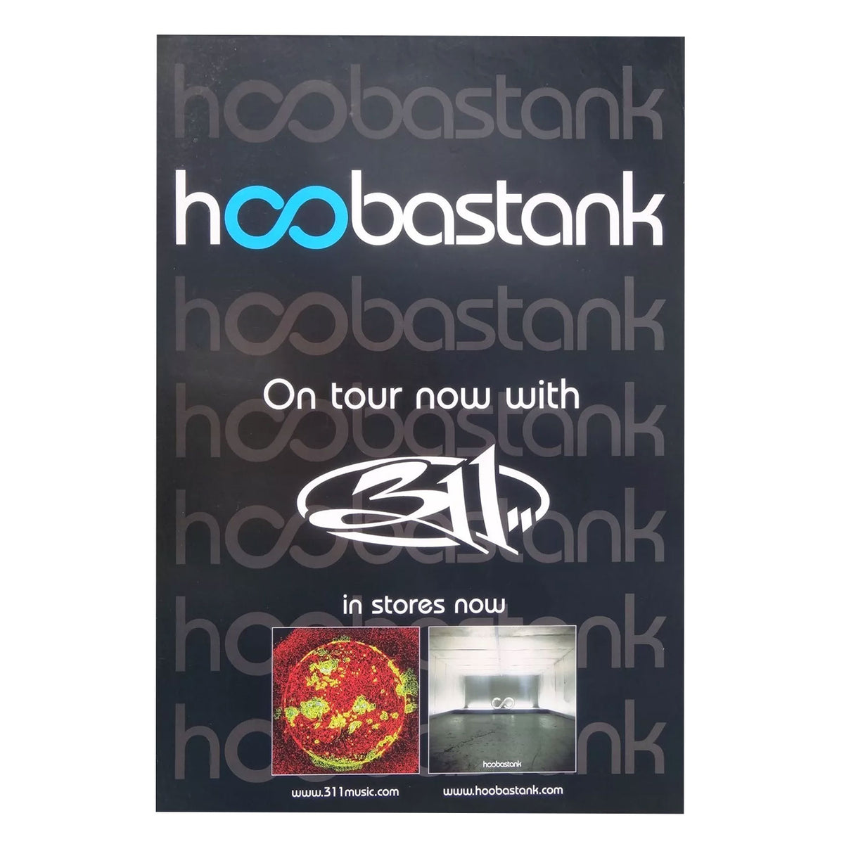 Hoobastank Concert Promo Poster Front