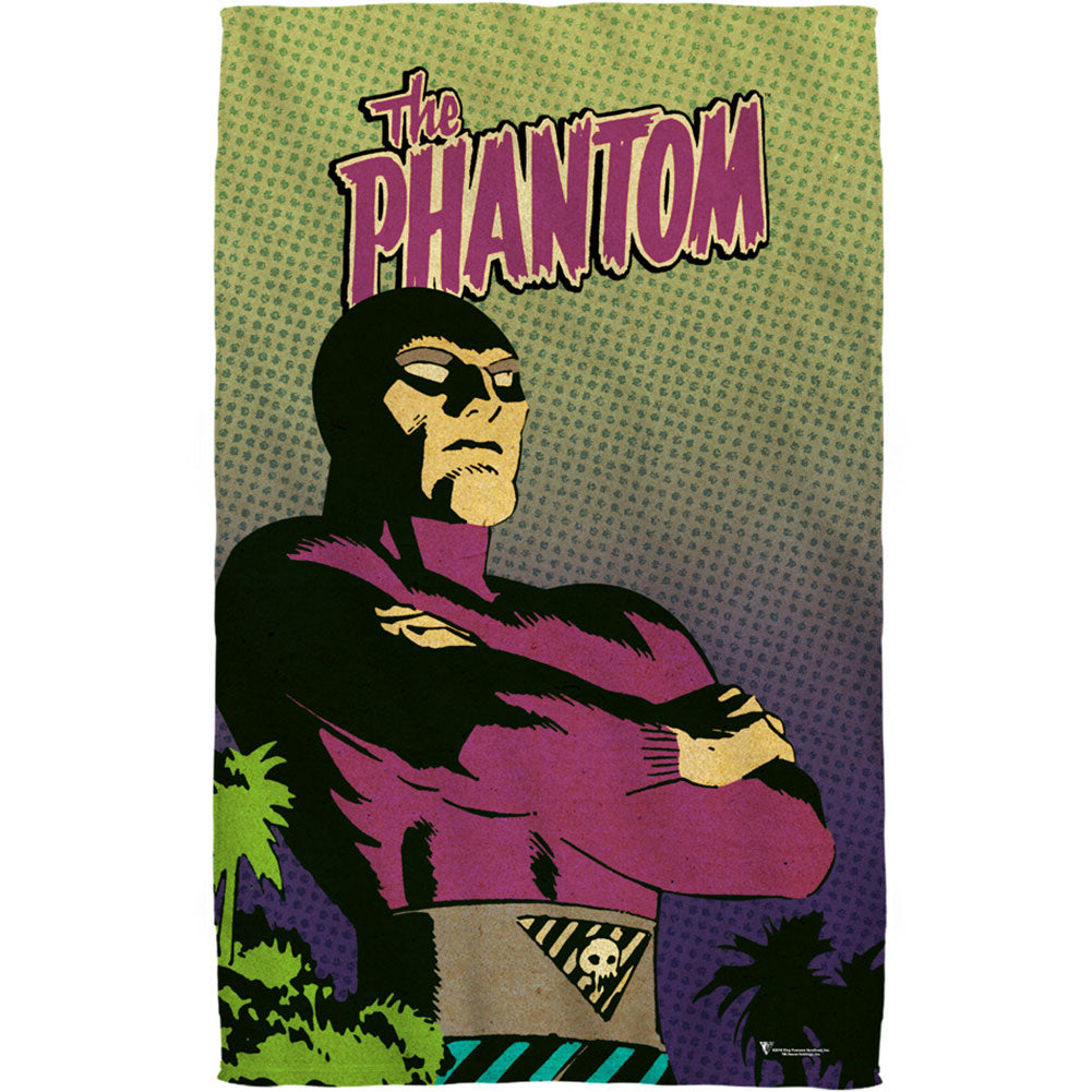 Phantom, The Island 27x52 Towel Front