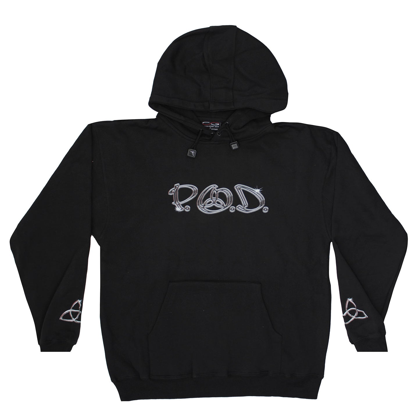 Logo With Symbol Sleeves (Only 3 Available) Hooded Sweatshirt