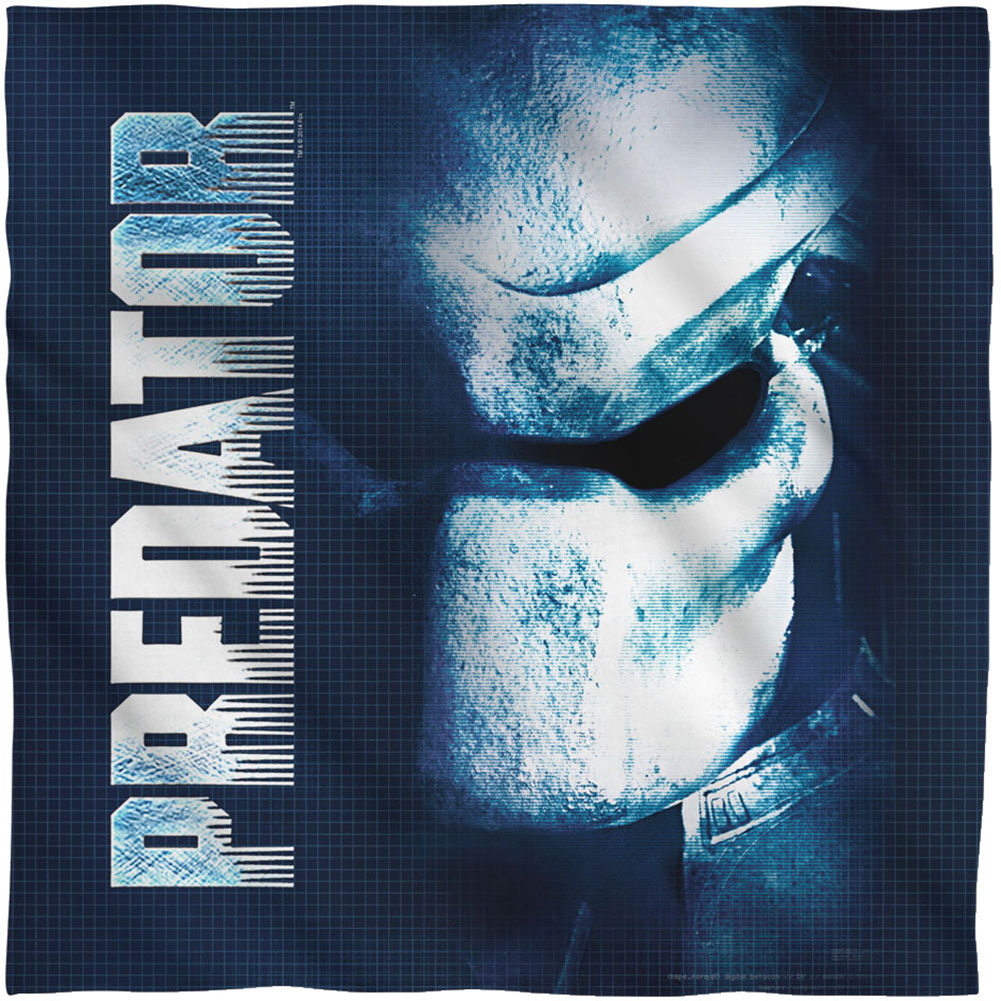 Predator Mask 22x22 Bandana Front