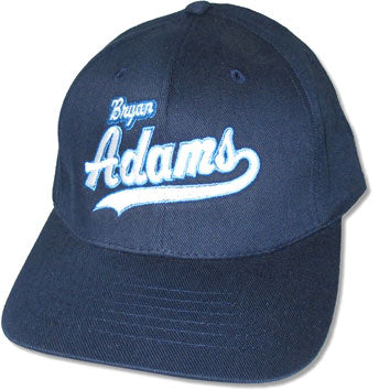 Bryan Adams Logo Navy Blue Cap Baseball Cap Front