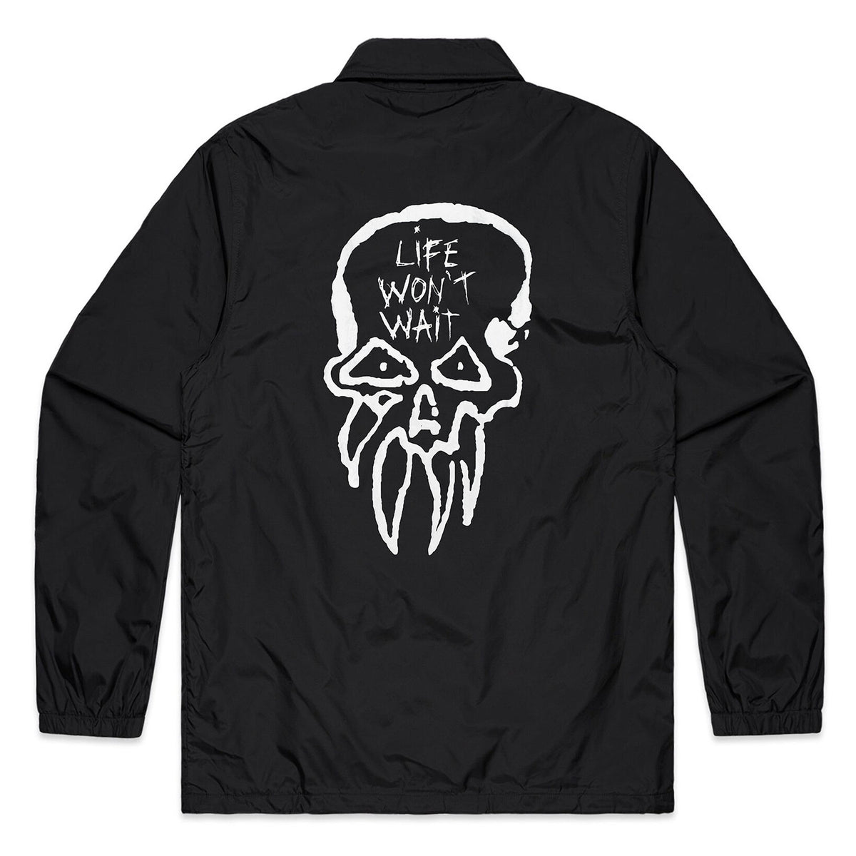 Rancid Life Won't Wait Windbreaker Back