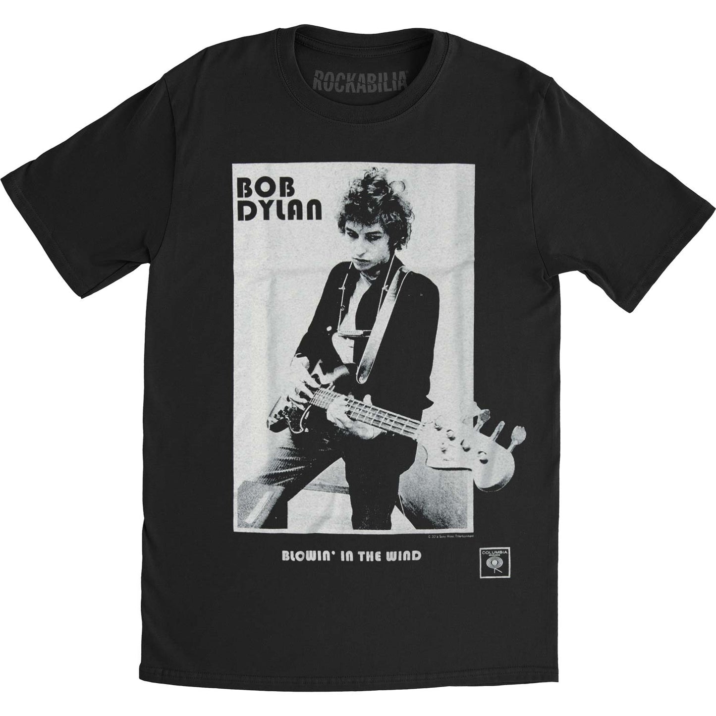 Bob Dylan Blowing In The Wind Slim Fit T-shirt Front