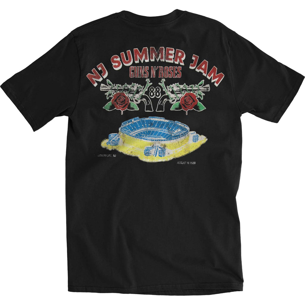 Guns N Roses NJ Summer Jam 1988 Slim Fit T-shirt | Guns N Roses