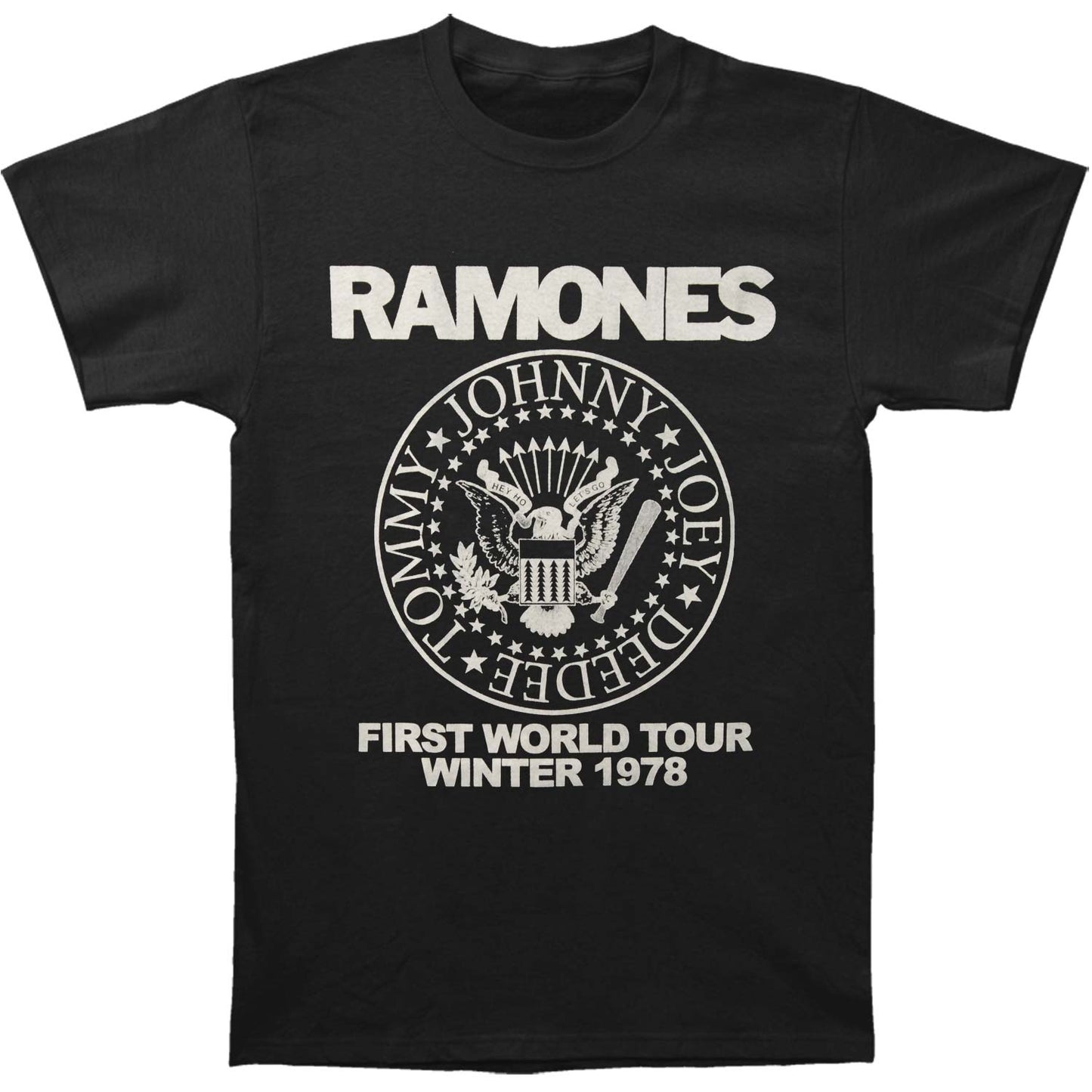 Ramones First World Tour 1978 Slim Fit T-shirt Front