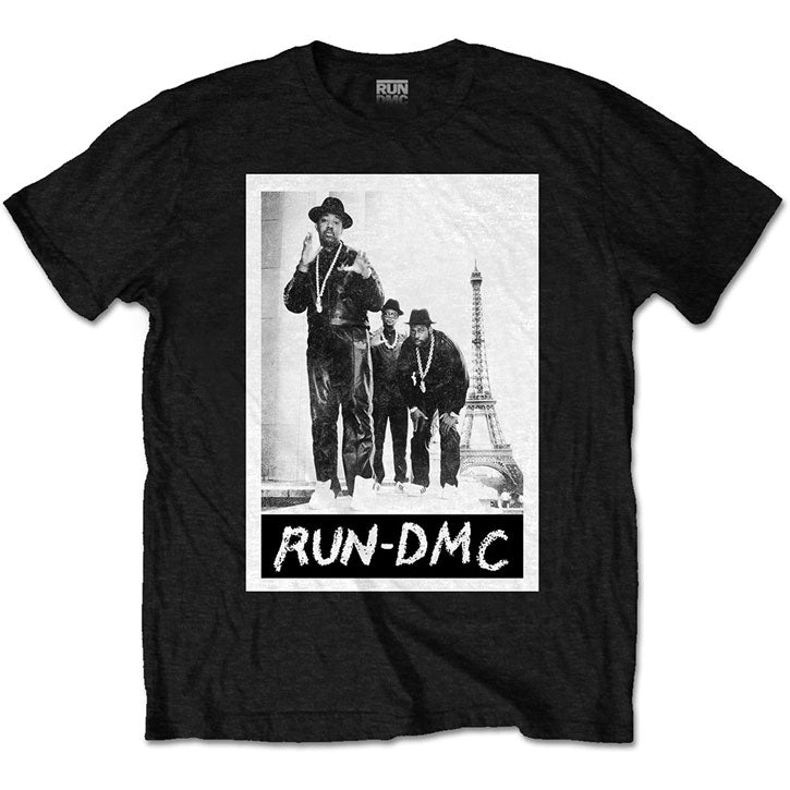 Run DMC Paris Photo T-shirt Front