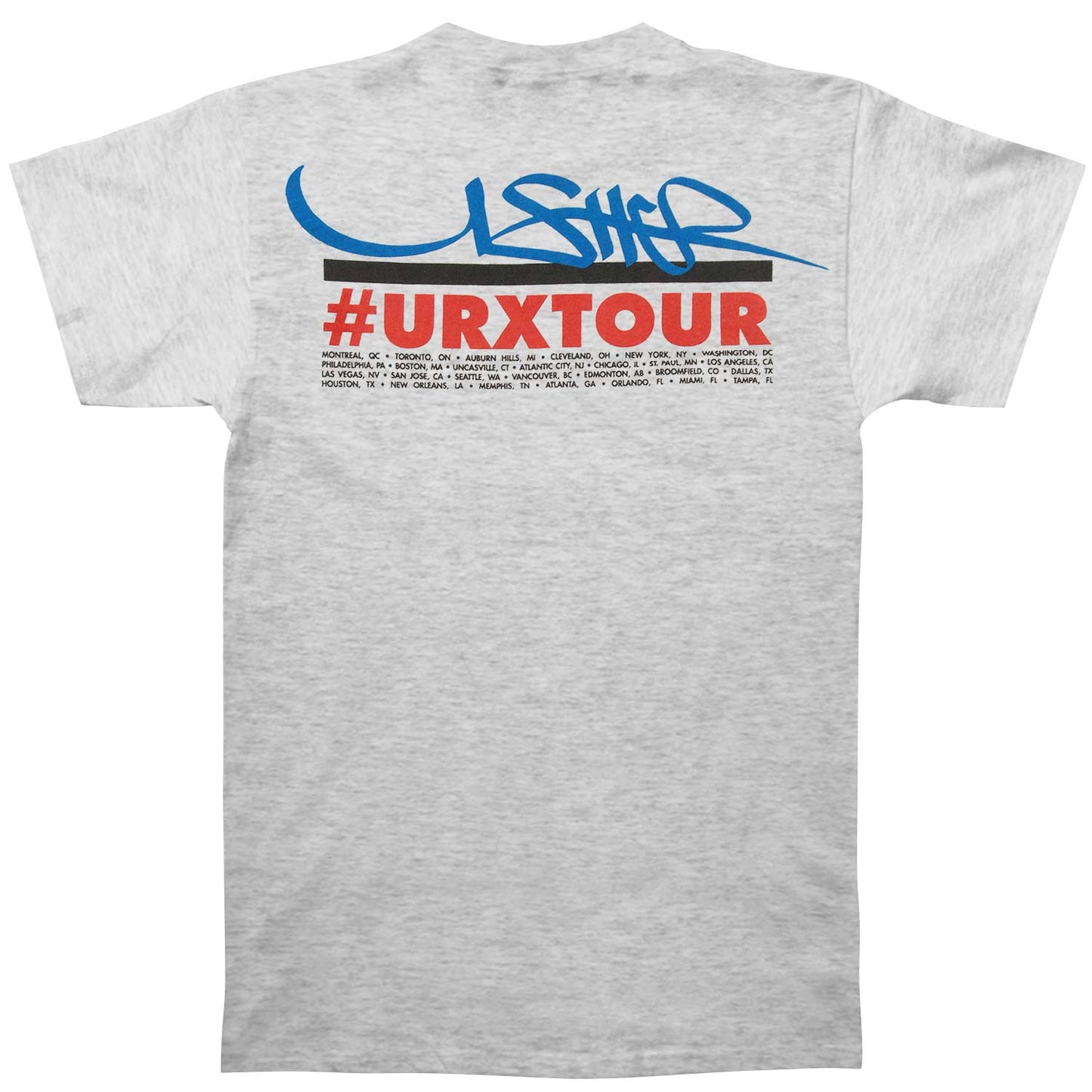 Usher She Likes It My Way Tour T-shirt Back
