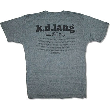 K.D. Lang Bomb 2012 Tour T-shirt Back