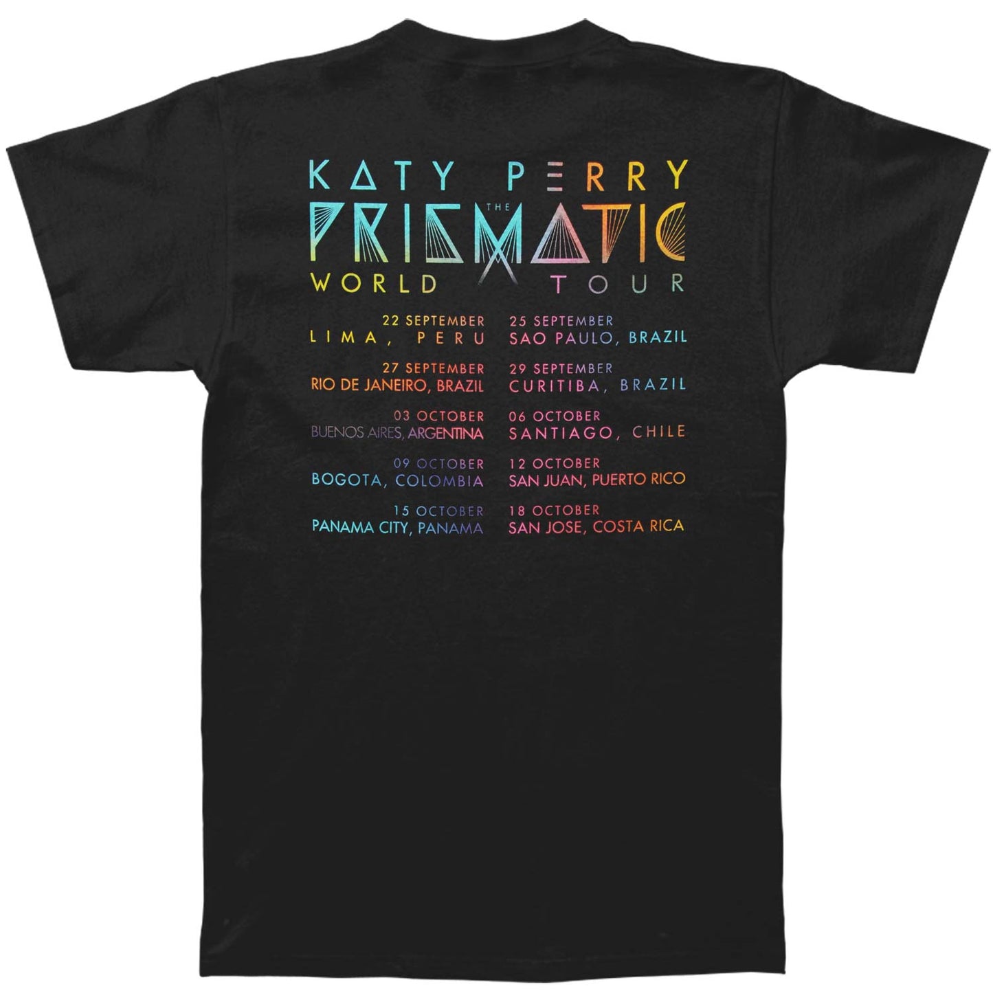 Katy Perry Prismatic Tour T-shirt