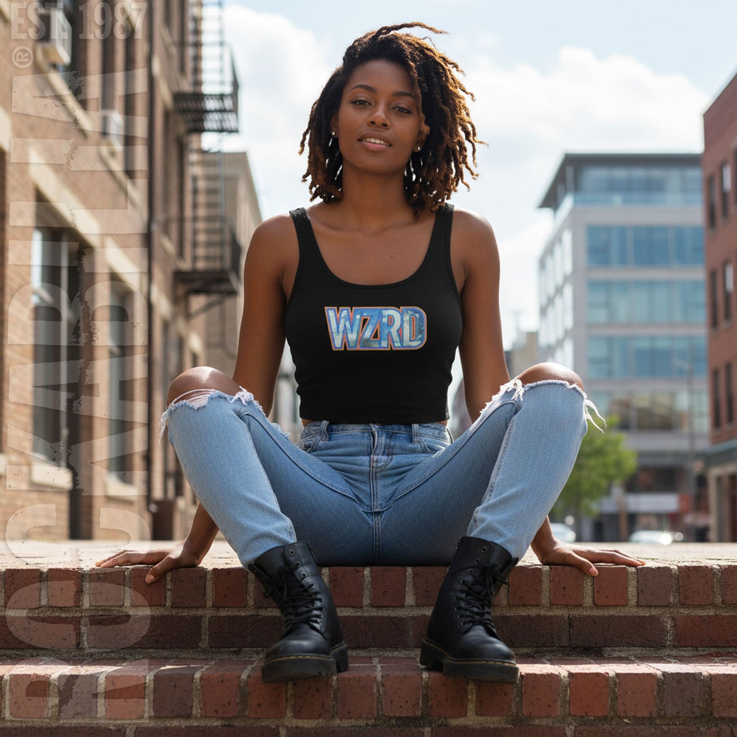 Kid Cudi Wizard Crop Top Womens Tank Alt 2