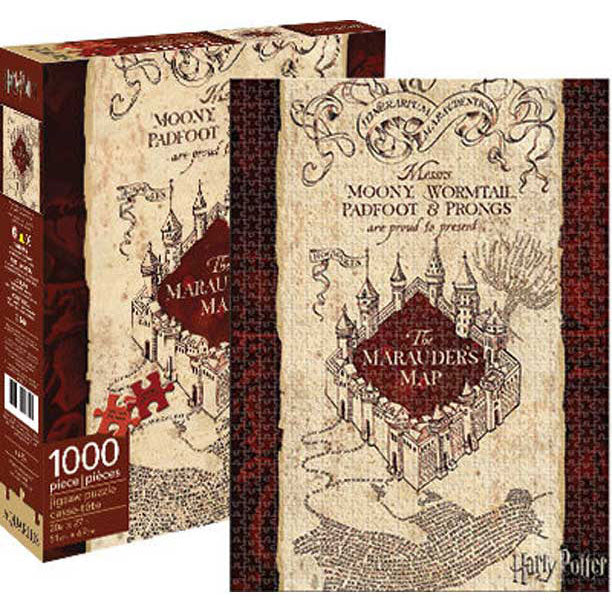 Harry Potter Mauraders Map Puzzle