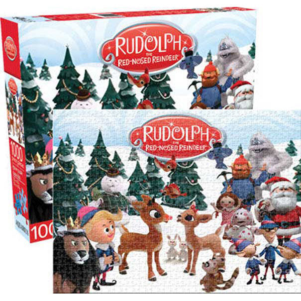 Rudolph The Red Nosed Reindeer Cast Puzzle Front