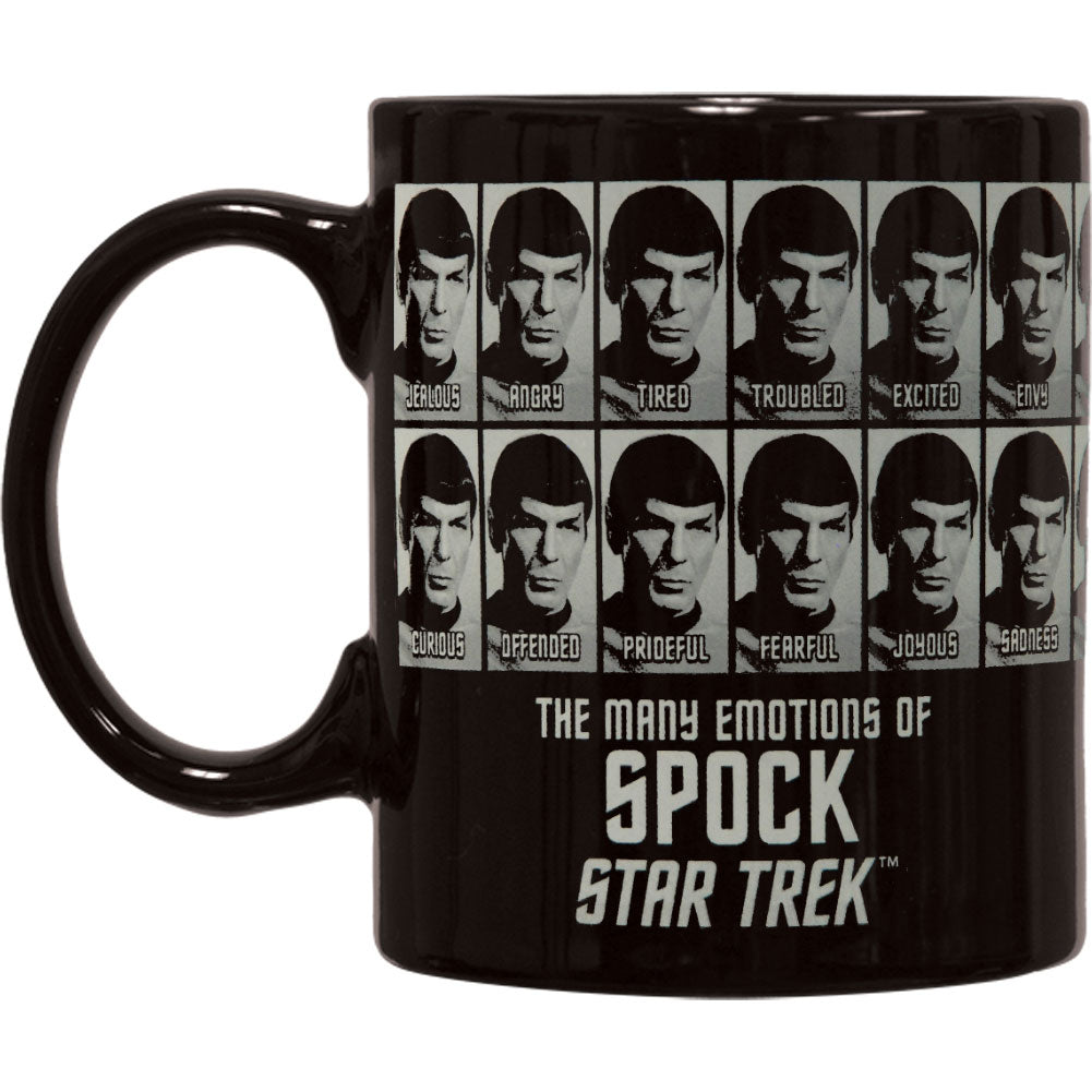Star Trek Emotions Of Spock Coffee Mug