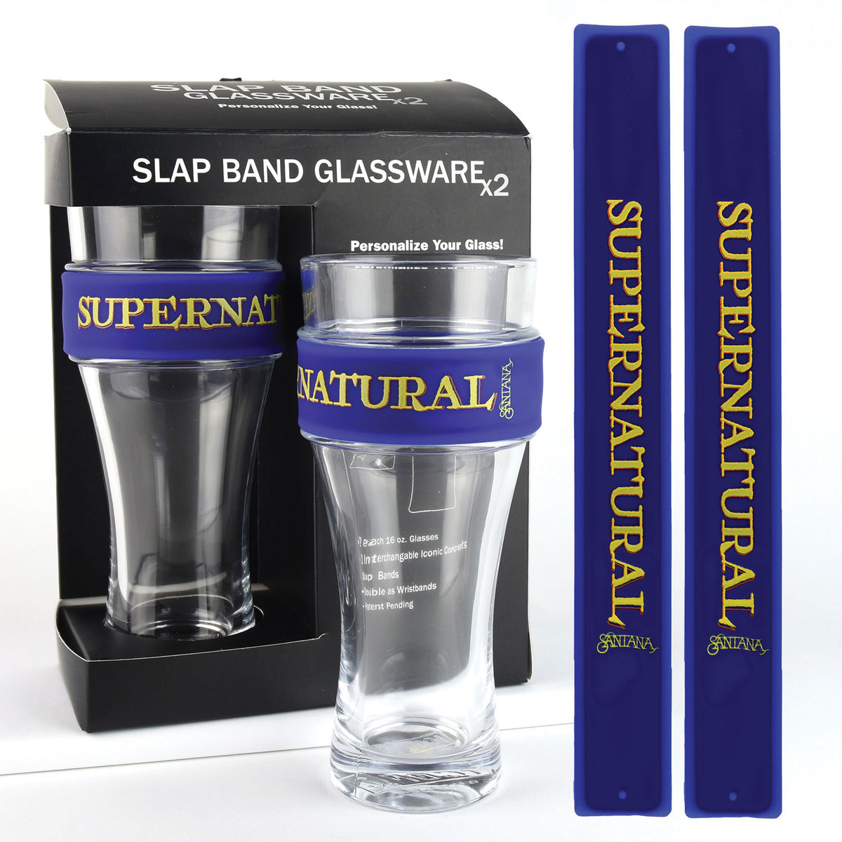 Santana Supernatural Pub Glass Set Front
