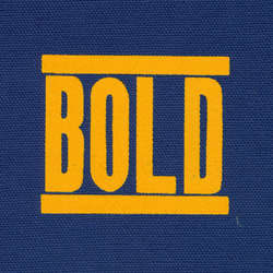 Bold Logo Screen Printed Patch