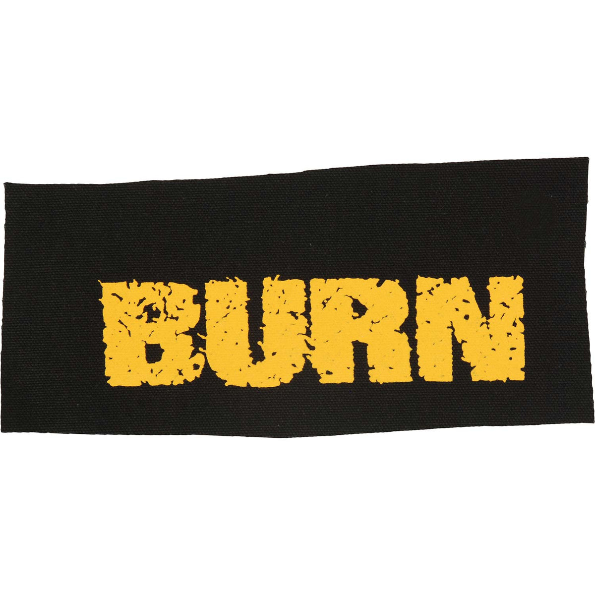 Burn Logo Screen Printed Patch Front
