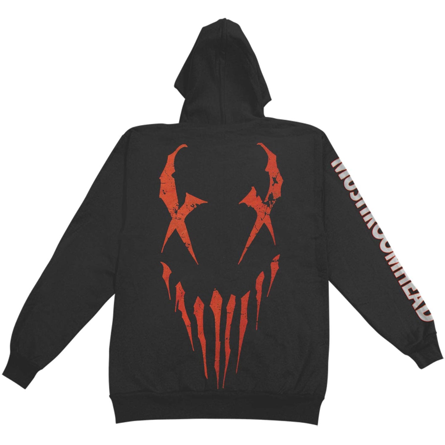 Mushroomhead Halloween Zippered Hooded Sweatshirt Back