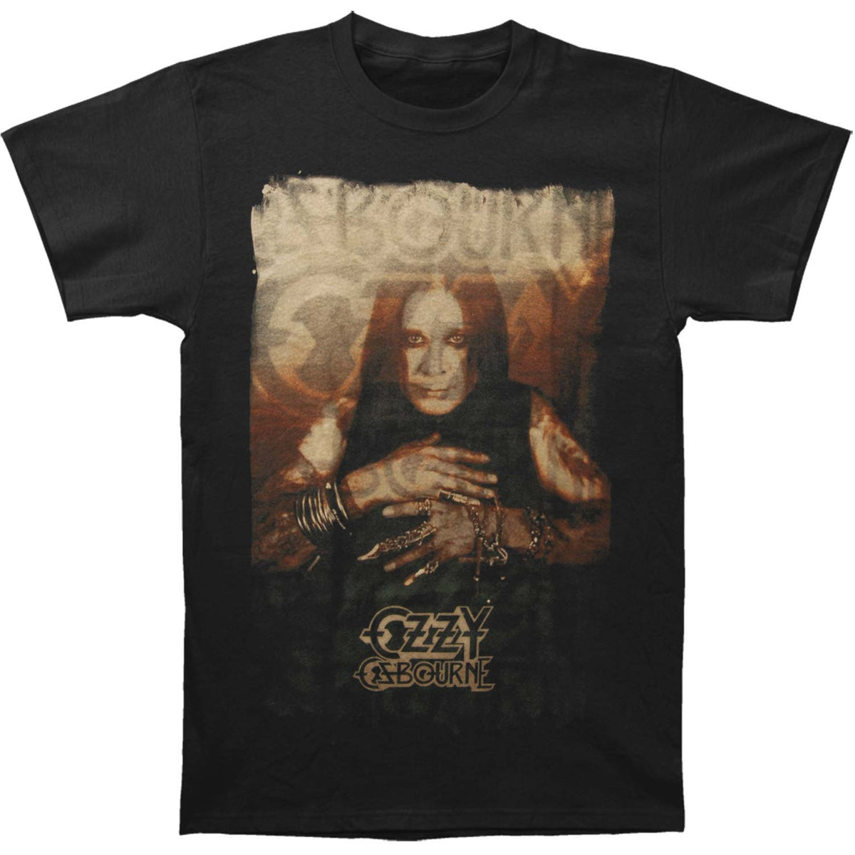 Ozzy Osbourne All The Jewelry T-shirt Front