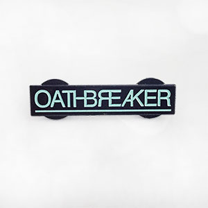 Oathbreaker Logo Pewter Pin Badge Front