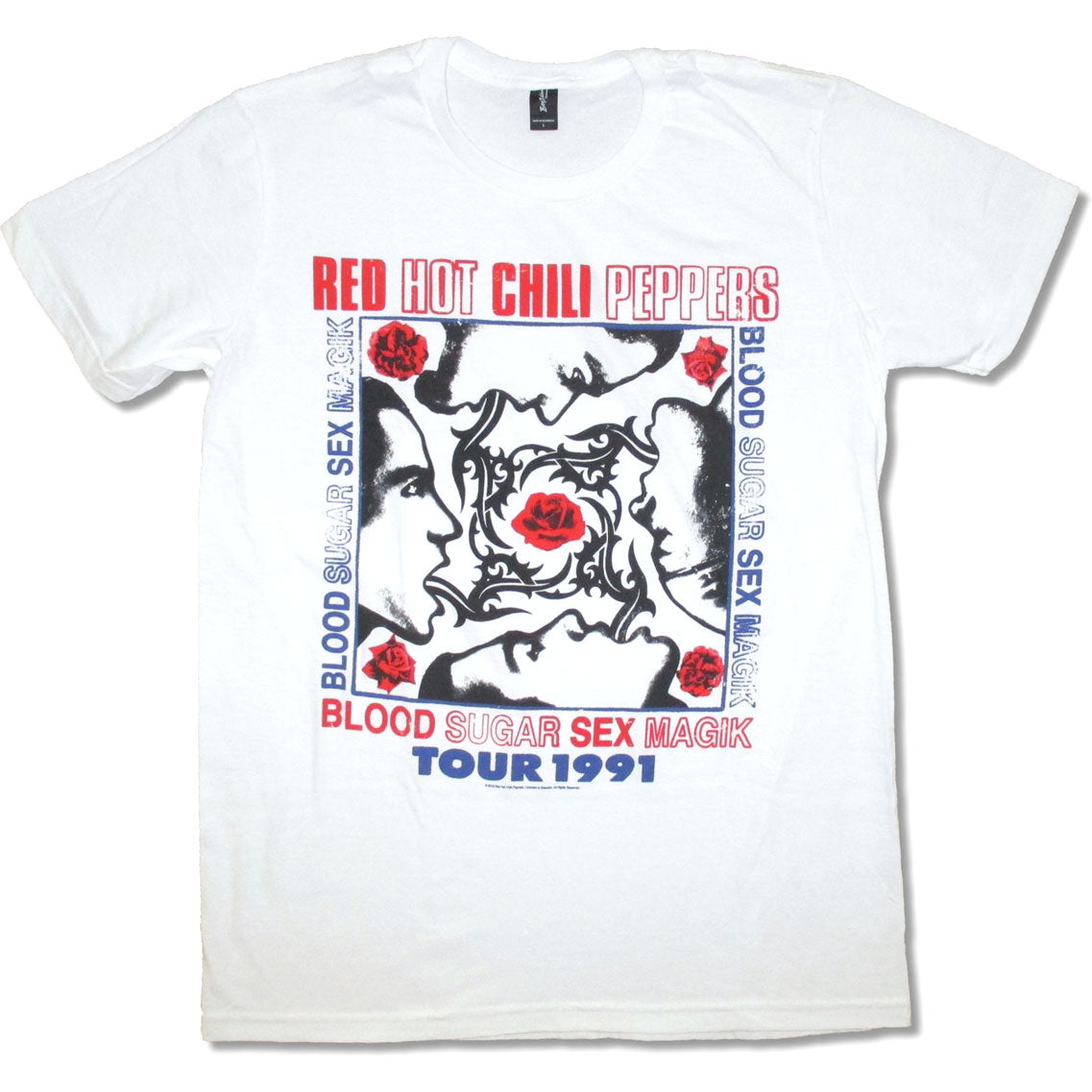 Red Hot Chili Peppers Blood Sugar 1991 Tour T-shirt Front