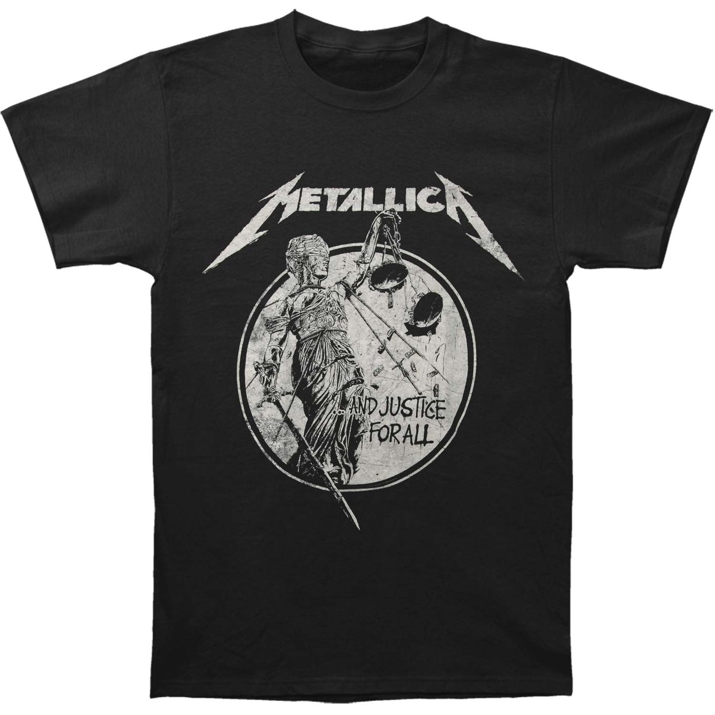 Metallica B&W Justice T-shirt
