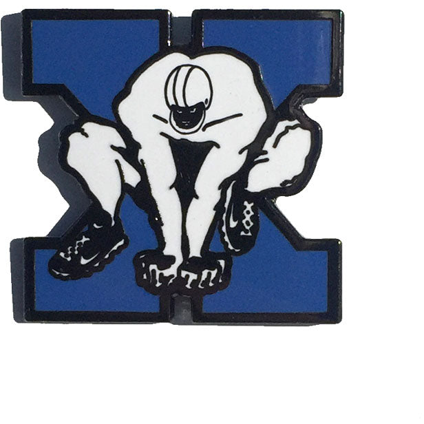 Ten Yard Fight X Pewter Pin Badge Front