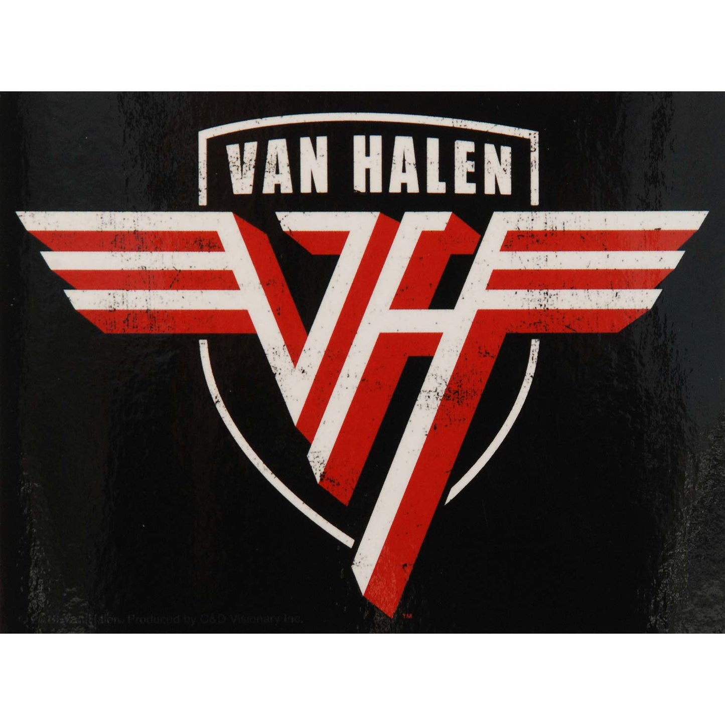 Van Halen Shield Logo Sticker Front