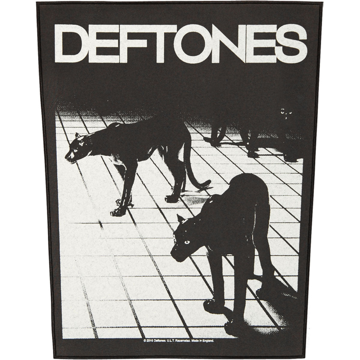 Deftones Panther Back Patch Front