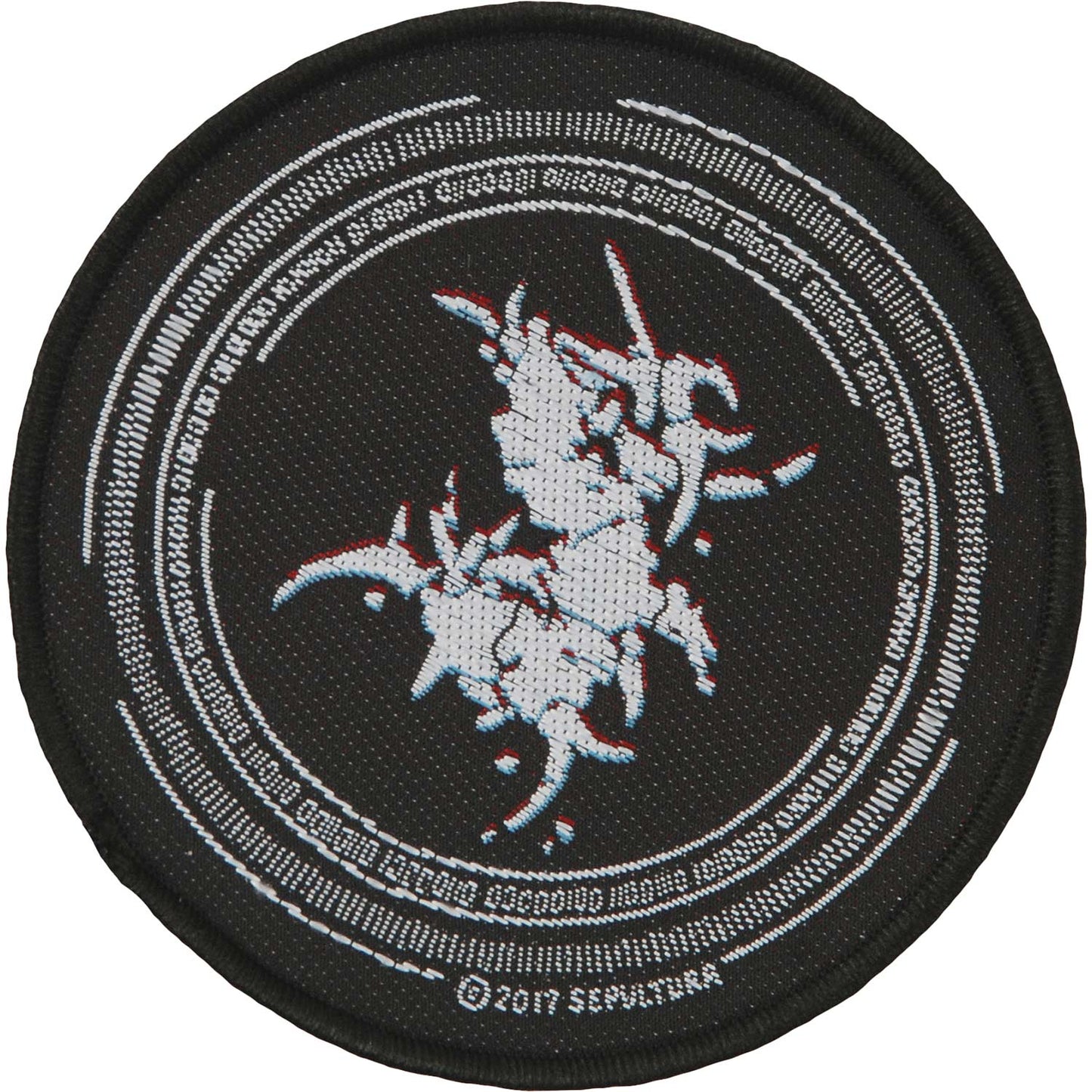 Sepultura Binary Circular Woven Patch