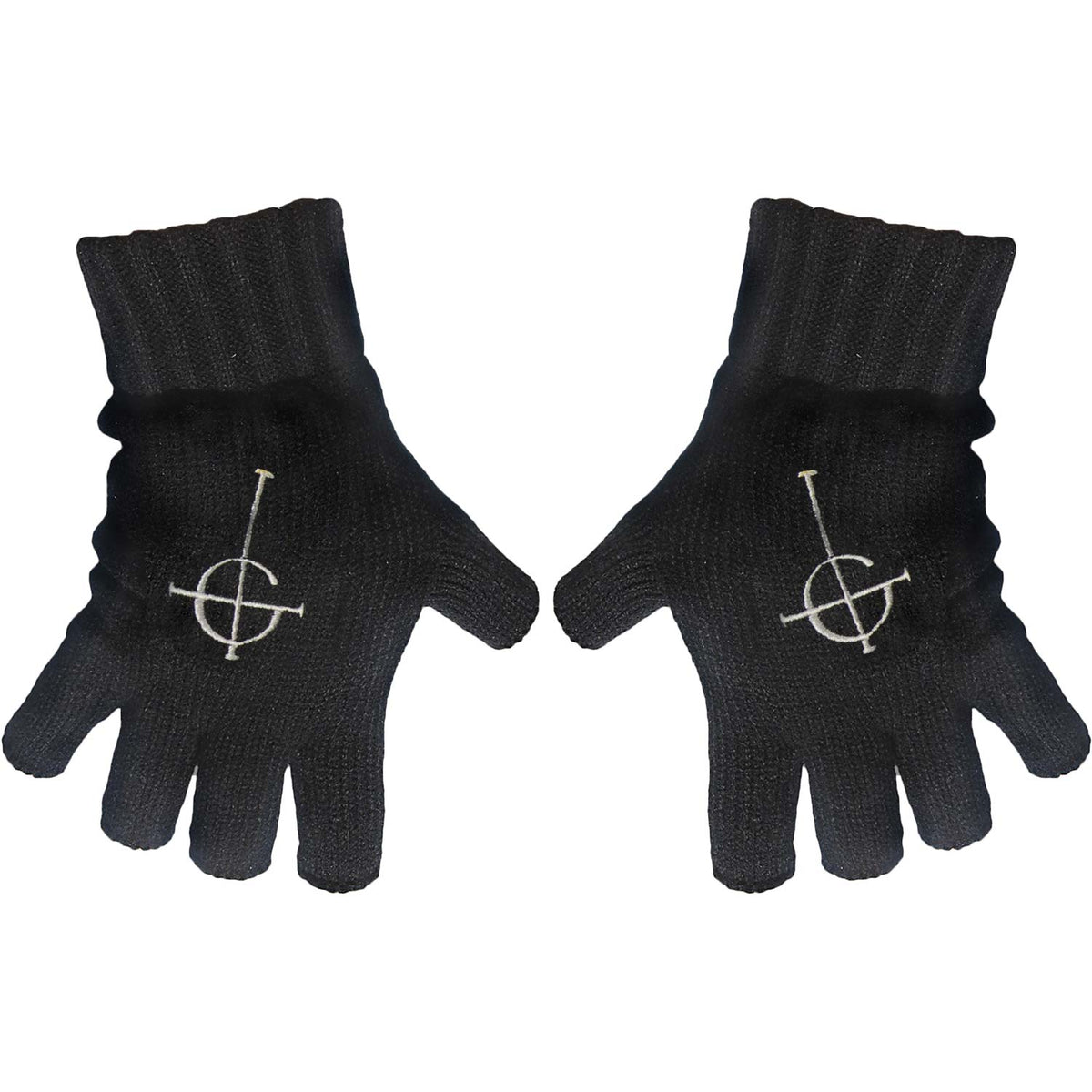Ghost Cross Knit Gloves Front