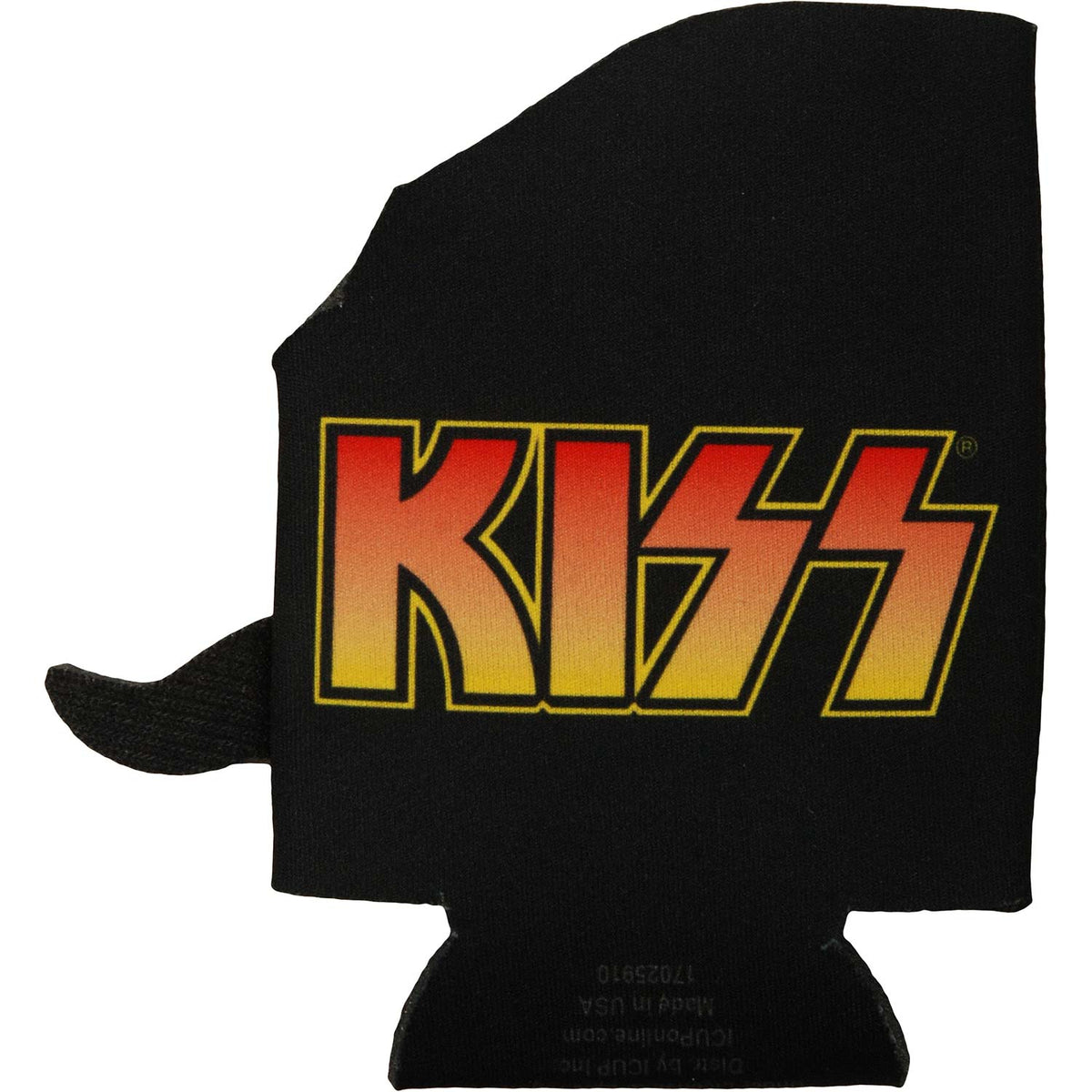 KISS The Demon Tongue Diecut Can Cooler Back