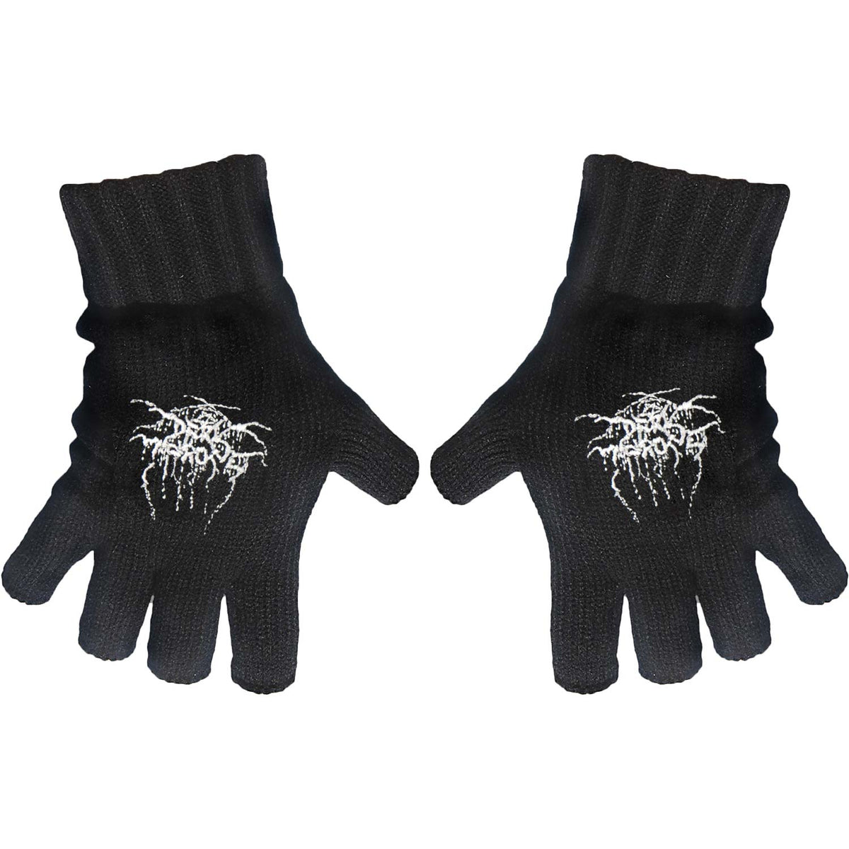 DarkThrone Logo Knit Gloves Front