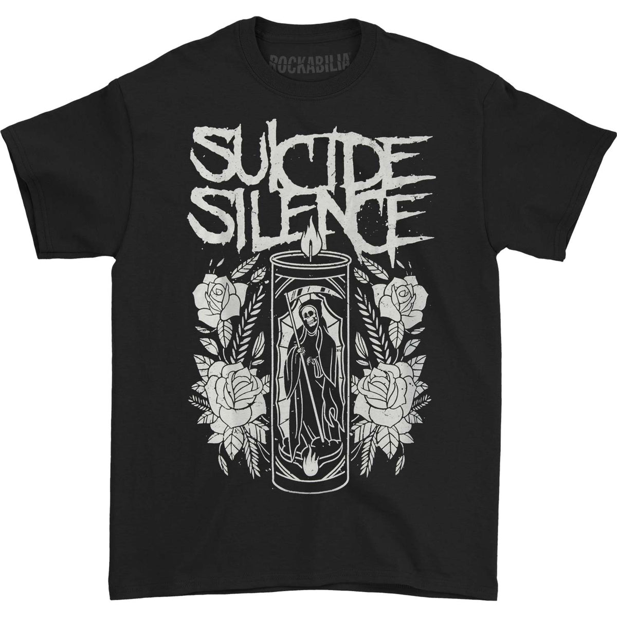 Suicide Silence Candle Slim Fit T-shirt Front