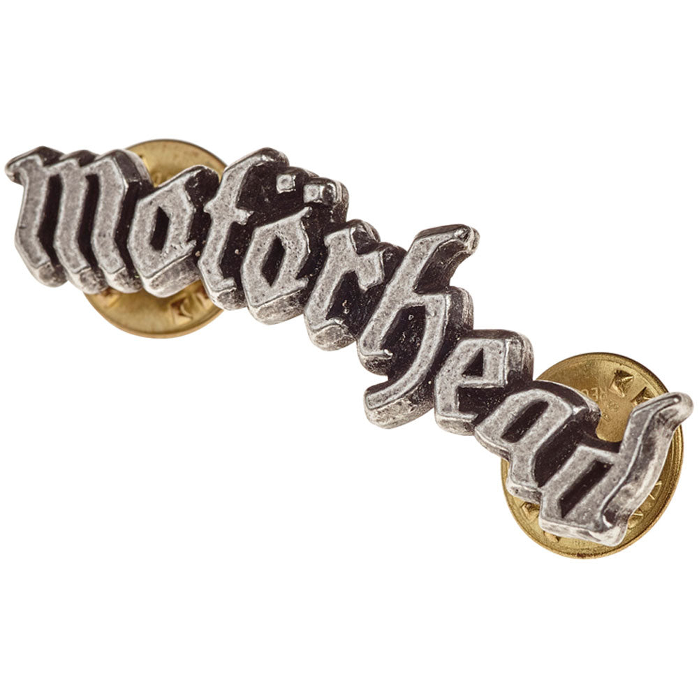 Motorhead Logo Pin Pewter Pin Badge Back