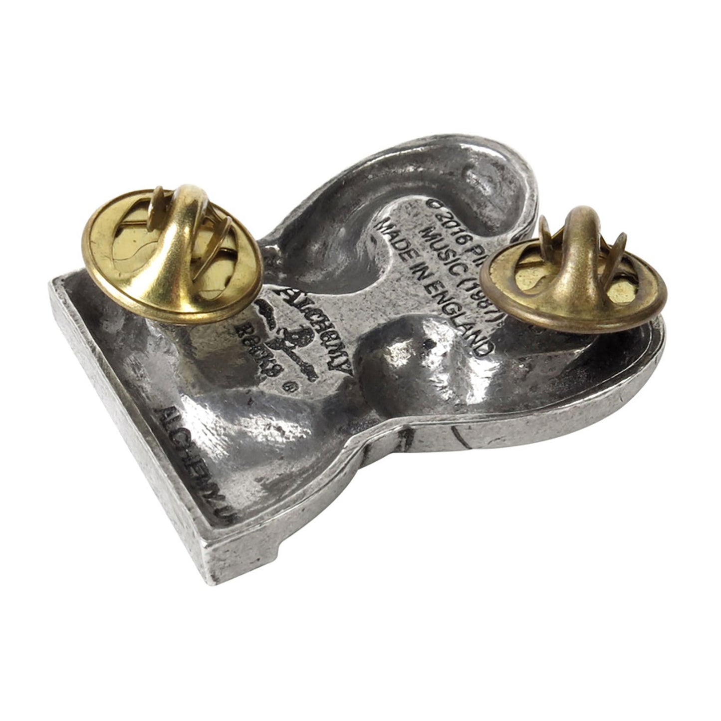 Division Bell Heads Pin Pewter Pin Badge