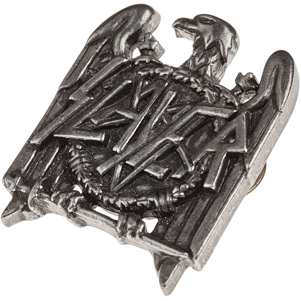 Slayer Eagle Pin Pewter Pin Badge Back