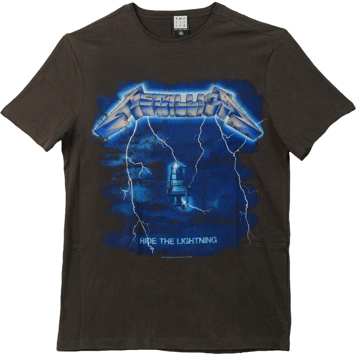 Metallica Ride The Lightning Slim Fit T-shirt Front