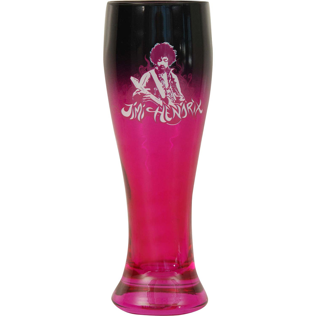 Jimi Hendrix Guitar Pint Glass Front