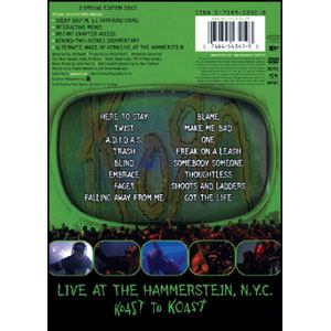 Korn DVD Back