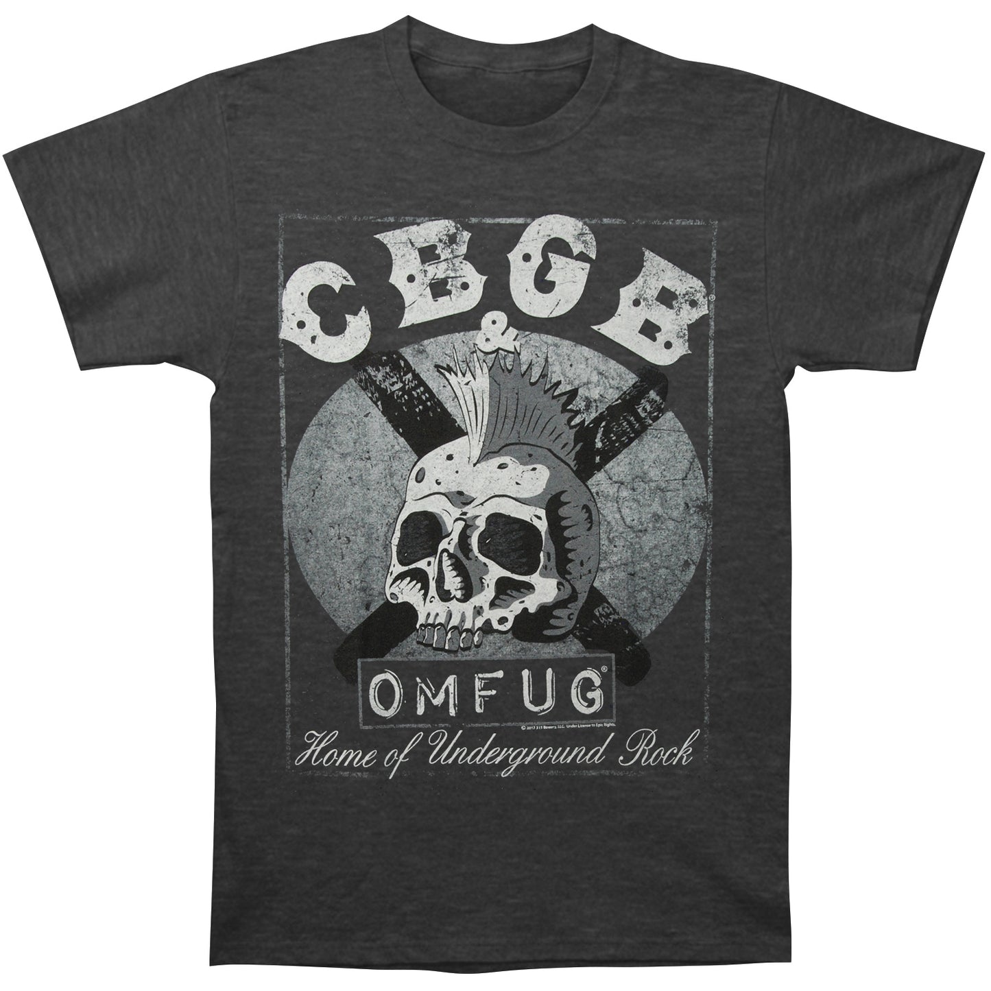 CBGB Mohawk Slim Fit T-shirt Front