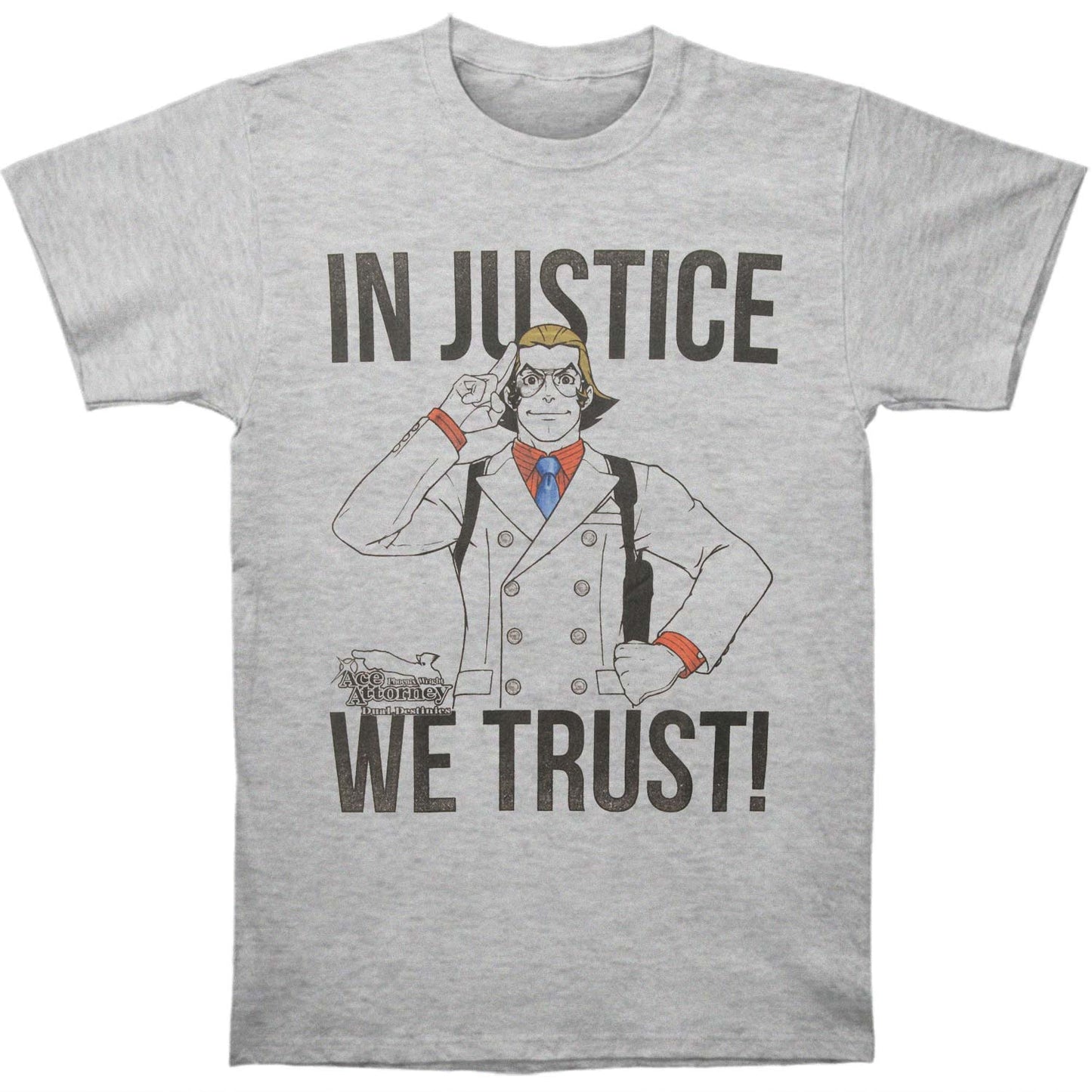 Ace Attorney In Justice Slim Fit T-shirt Front