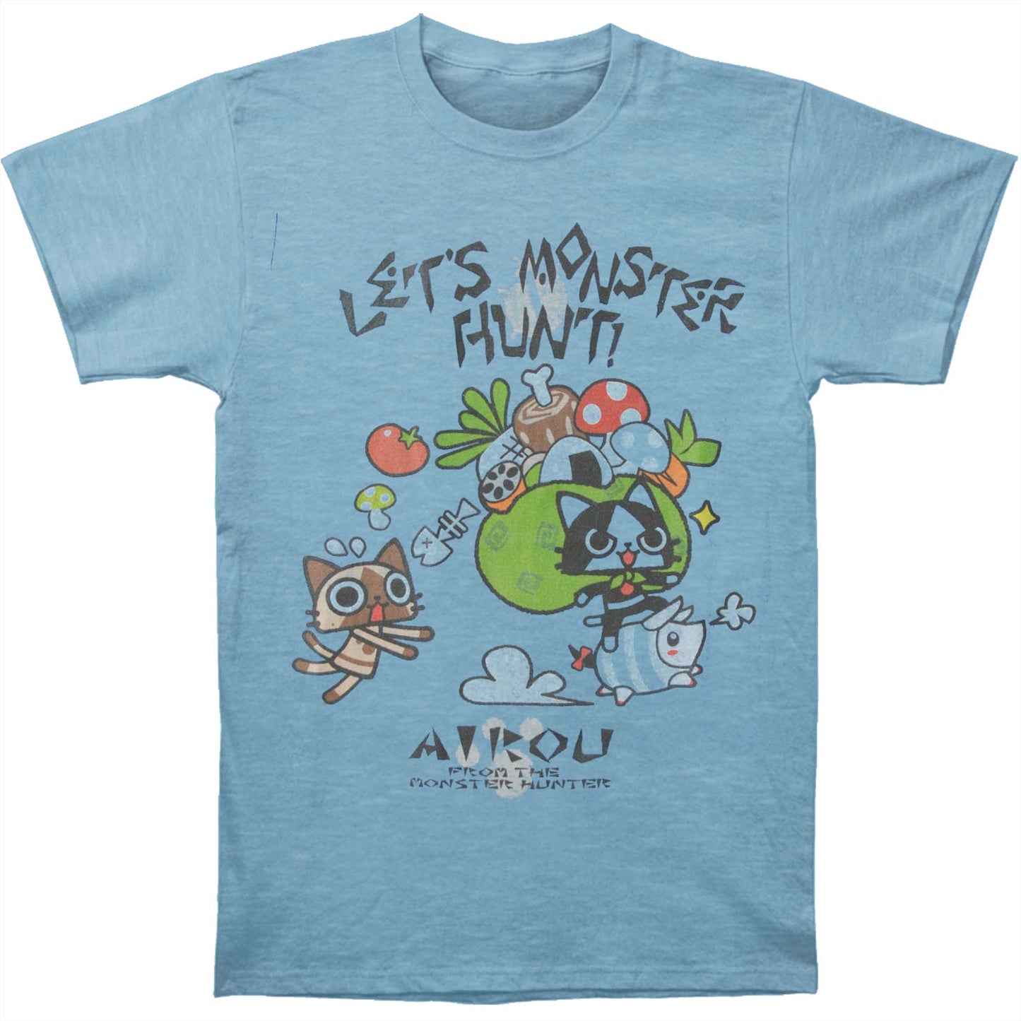Monster Hunter Group Slim Fit T-shirt Front
