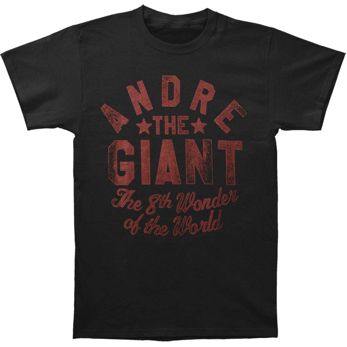 Andre The Giant 8th Wonder Slim Fit T-shirt Front