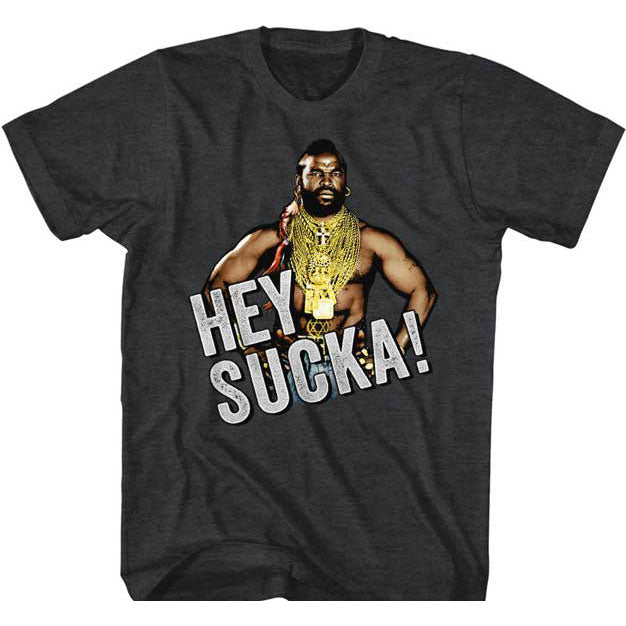 Mr. T Hey Sucka Slim Fit T-shirt Front