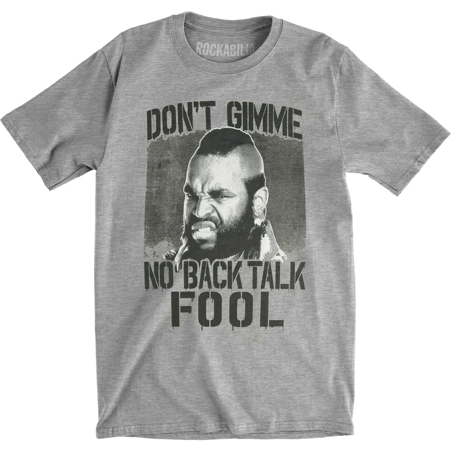 Mr. T Talk Fool Slim Fit T-shirt Front