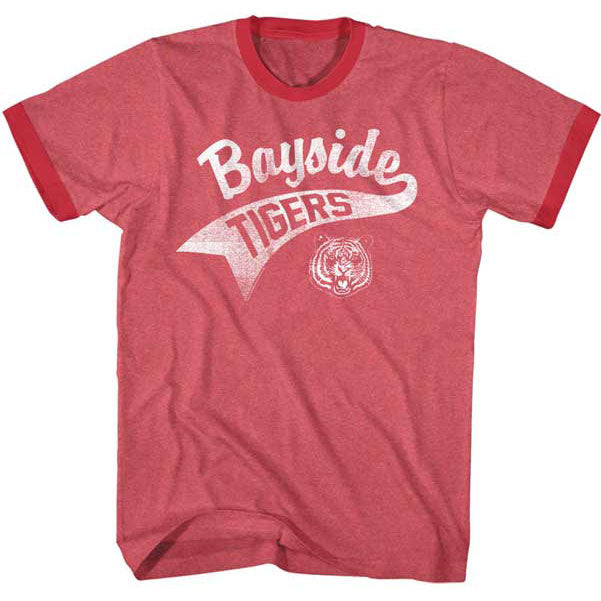 Saved By The Bell Tigers Slim Fit T-shirt Front